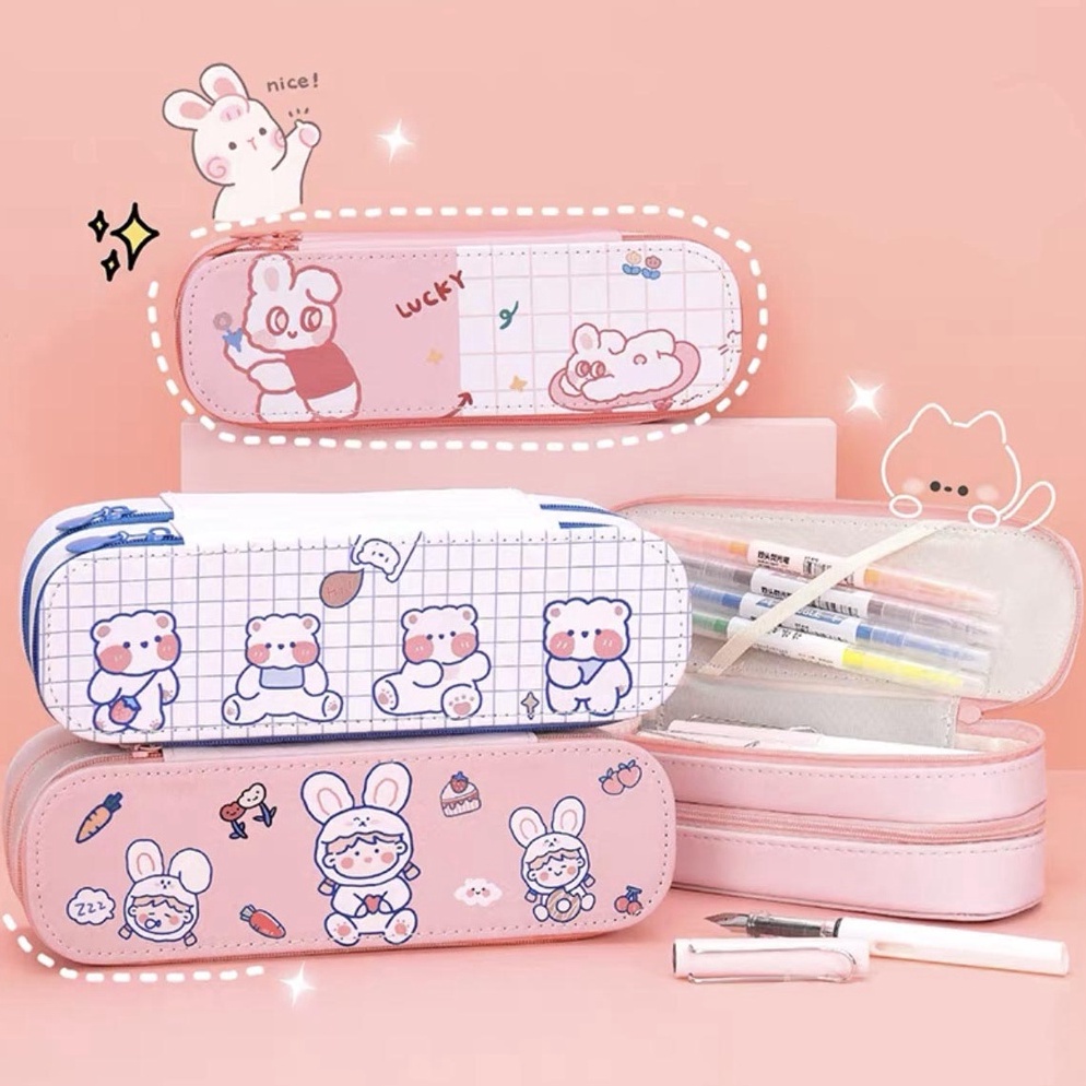 

Kualitas Premium.. Kotak Pensil 2 Dua Tingkat Lucu 2 Layer / Tepak Pensil 3D Tingkat Tempat Pensil Anak Laki Laki Perempuan / Kotak Pensil Anak SD /Pencil Case Double Multi-Layer FNQ