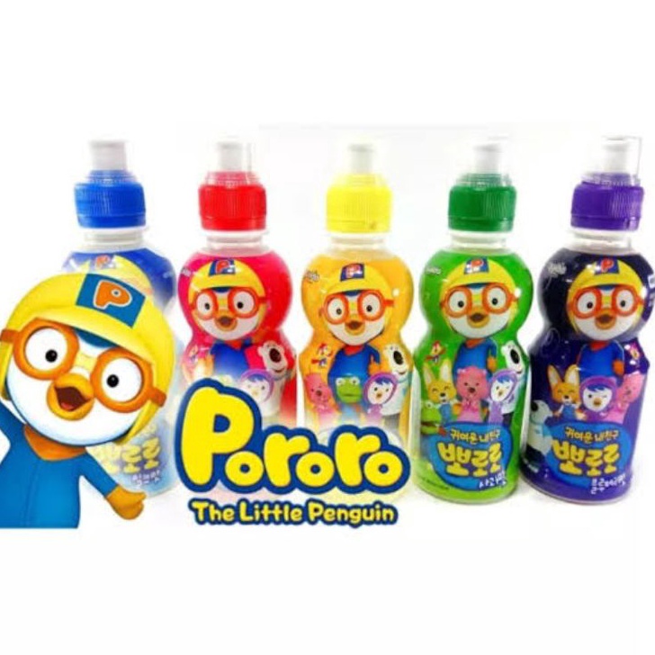 

[KODE PRODUK ZP6OL6643] minuman pororo drink 235ml strawberry milk blueberry lychee mango