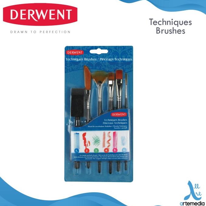 

Kuas Lukis Derwent Technique Brush Set 6