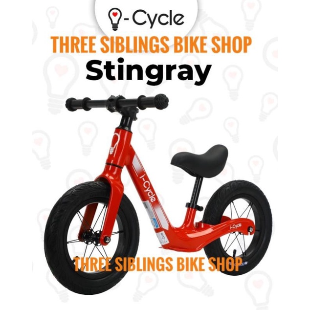 I-Cycle Balance Bike STINGRAY (Red, Yellow)