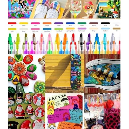 

Acrylic Paint Extra Fine Marker Pen For Multi Surface DIY