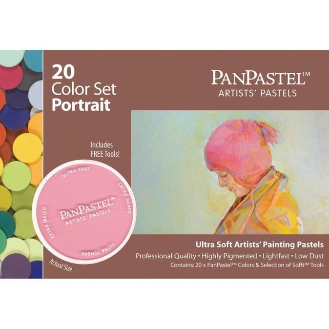 

Panpastel Ultra Soft Artist Pastel Portrait Set 20-Pack