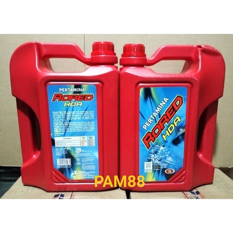 TERBARU. Oli RORED HDA..4 liter..140 sae..