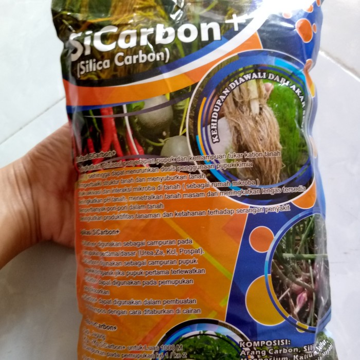 Terlaris Sicarbon+ ( Silica Carbon ) Pupuk Pembenah Tanah