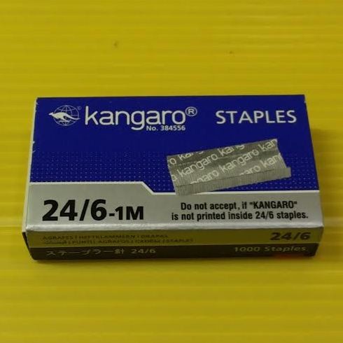 

Refill Isi Stapler Jilid Kangaro Staples 24/6 ( No. 3 )