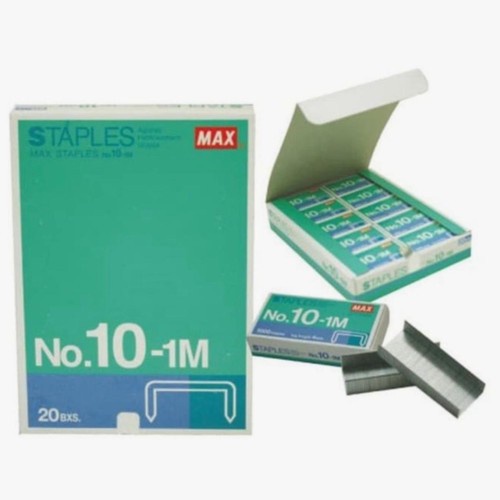 

isi staples max no.10 (1pak isi 20 tube)