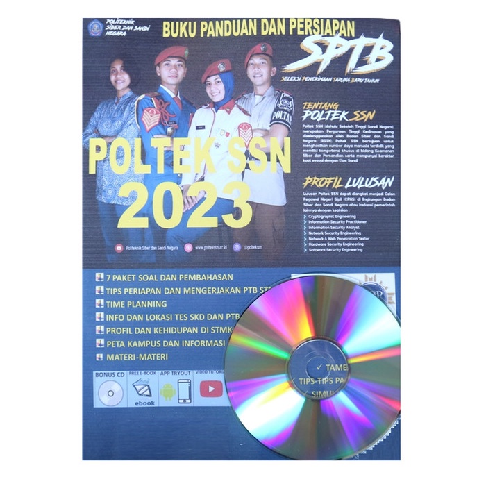 Terlaris Buku Sptb Seleksi Ujian Poltek Ssn Stsn Crypton 2023