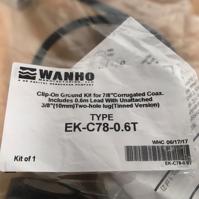 

Grounding klip Wanho 7/8