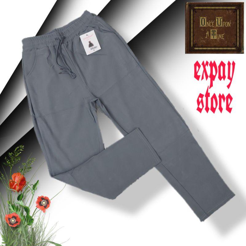 Annisa - Celana Zara Import Terbaru Kotak/Salur/Polos Bahan Street/Bkk Celana Jumbo Skr Pinkdose Say