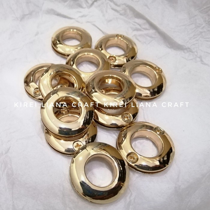 

Terlaris Alloying Grommet Eyelet/Mata Ayam Baut 1,5Cm Rose Gold