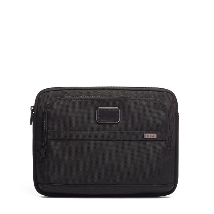 Terlaris Tumi Alpha 3 Medium Laptop Cover - Tas Laptop - Black