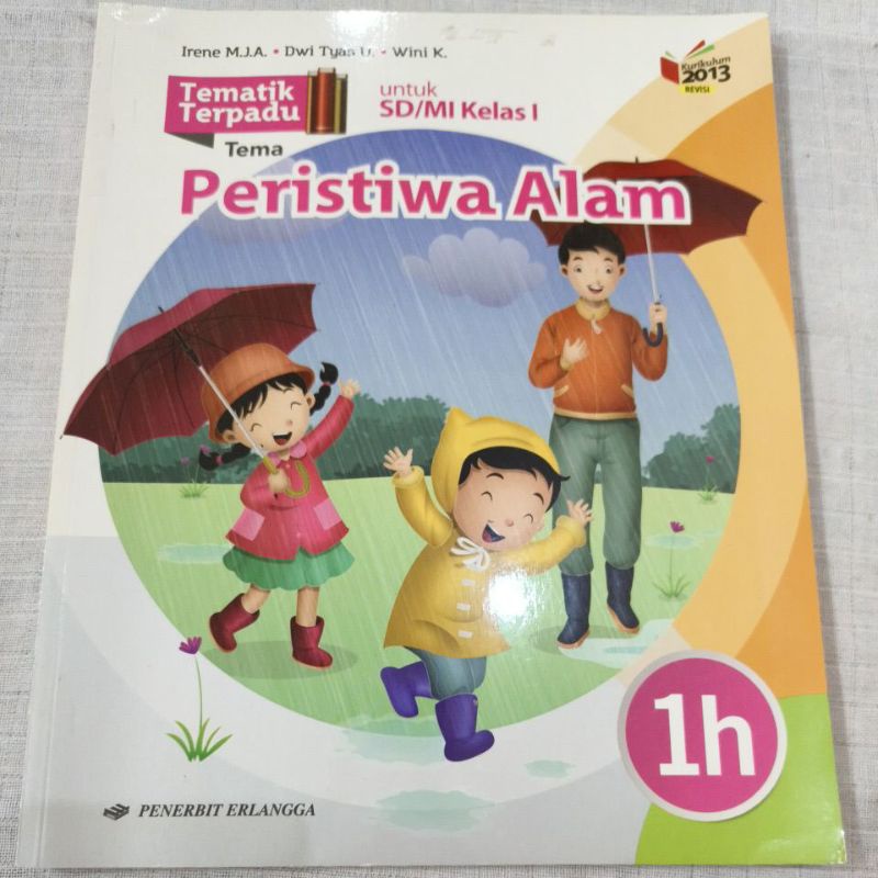 Tematik terpadu 1h erlangga kelas 1sd