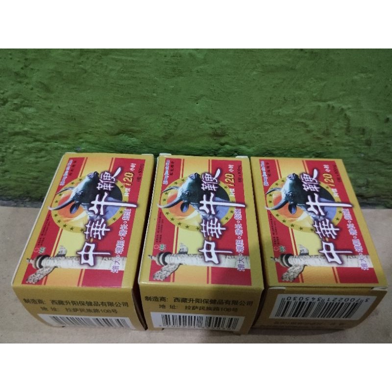 CHONG HUA SUPLEMEN HERBAL CHINA PENUNJANG STAMINA PRIA ISI 6TABLET