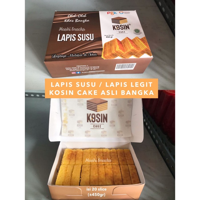 KUE LAPIS LEGIT CAP KOSIN ASLI BANGKA / KUE BESAR BANGKA / LAPIS SUSU