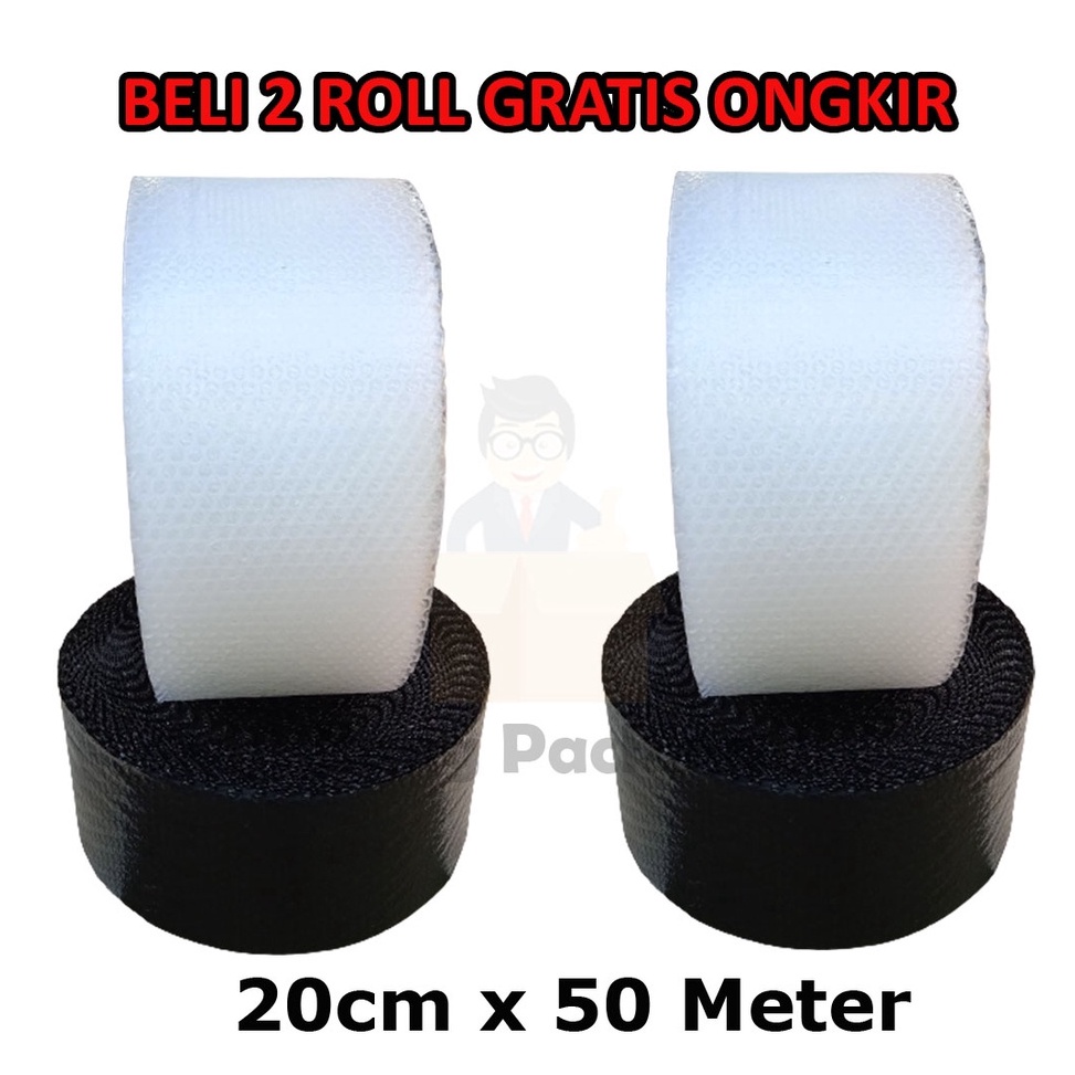 

[KODE PRODUK WPEUT7698] bubble wrap 20cm x 50M bubble wrap bening plastik bubble wrap bubble wrap hitam bubble wrap roll bubblewrap babel wrap buble wrap bubble warp