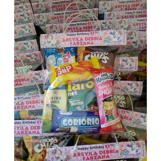 

NWHB6984㊑ Snack Ulang Tahun Anak Custom ㊗