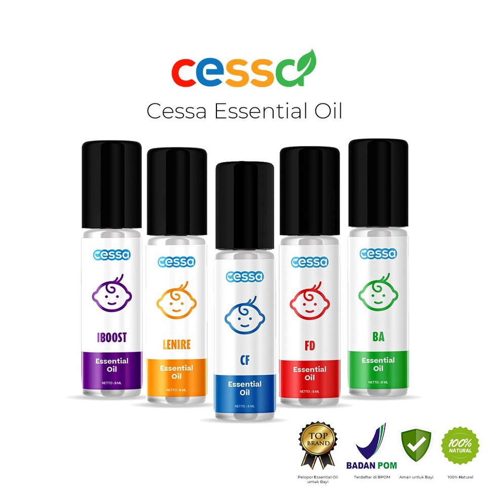 [KODE PRODUK TILQY6596] Cessa Essentials  Oil baby Pereda Batuk Pilek Bayi  Cesa Biru Minyak Bayi Be