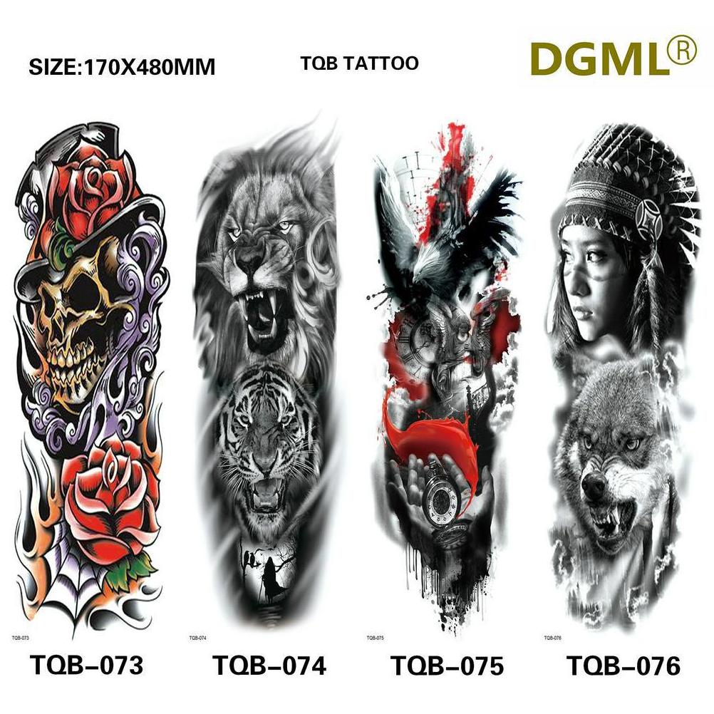 8.8 Tato Temporer Full Lengan Berwarna Anti Air Kode Tqb 78-182