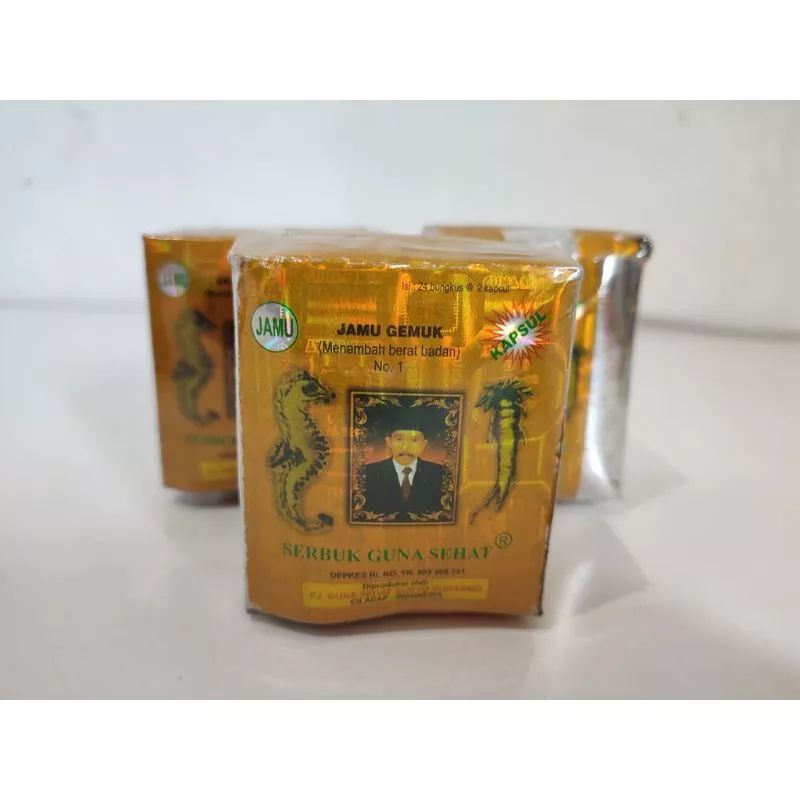 jamu gemuk guna sehat kapsul-jamu gs kapsul no 1