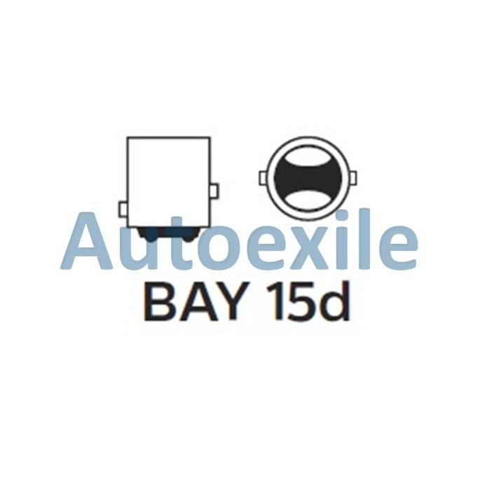 Autovision Microzen LED S25 P21/5W Red Merah 144LED Lampu Rem Mobil