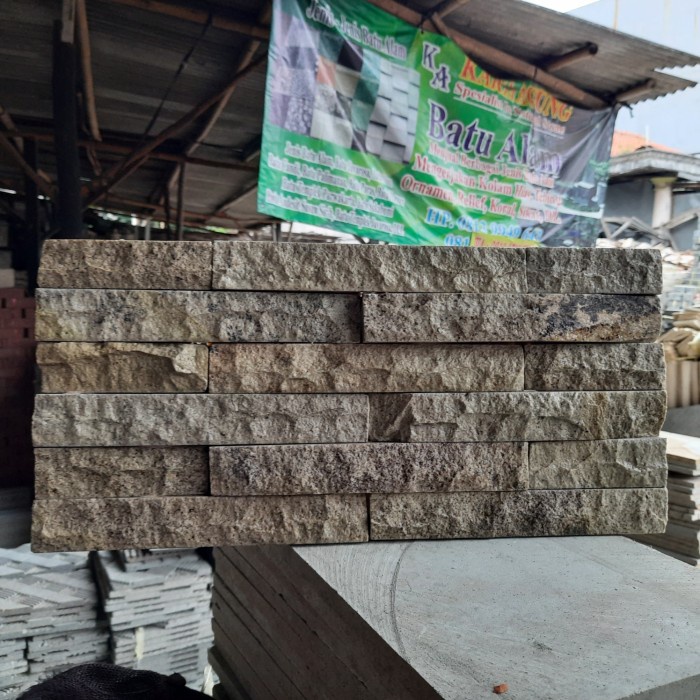 batu alam mozaik wallclading palimanan