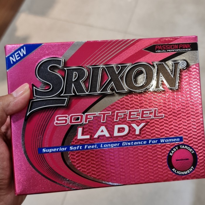 Bola Golf Ladies golf ladies Srixon bola golf Soft Feel Pink