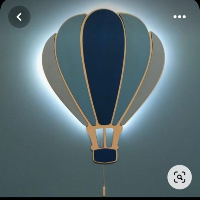 Lampu Balon Udara-Hiasan Dinding-Lampu Kamar Anak