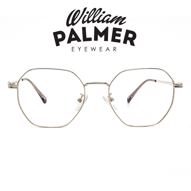 William Palmer Kacamata Pria Wanita Metal 35078 C5 Gold