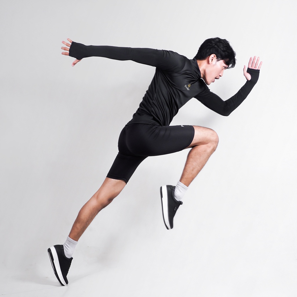 Prodigo * Short Pants Sipora I Celana Legging Baselayer Pria Original I Manset Celana Olahraga Unisex I Legging Pendek Terbaru-4