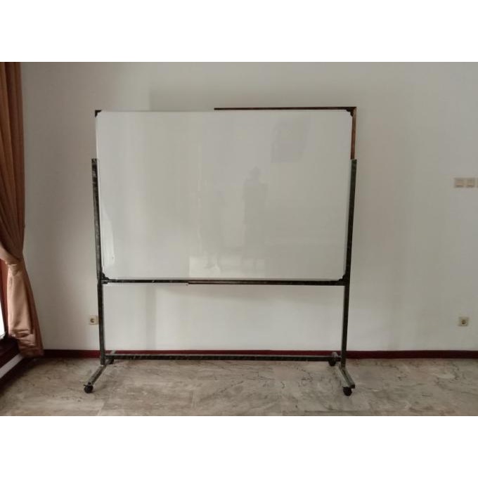 

whiteboard HPL standing uk 90x120 cm anti gores, gampang dihapus ---NEW---