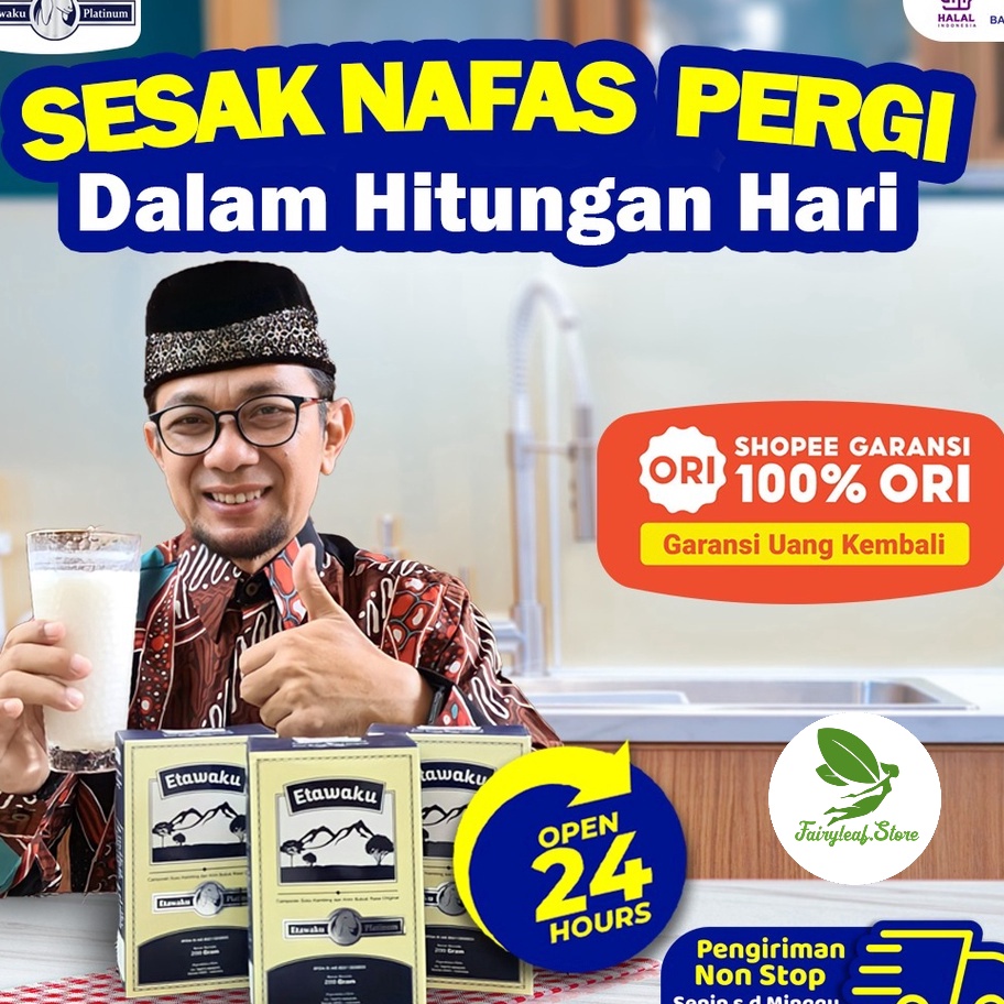 

KDQQ0683㊓ Etawaku Platinum - Susu Kambing Segar Etawa Provit Bubuk Krimer Nabati Atasi Masalah Pernafasan Asma Tingkatkan Daya Tahan & Imunitas Tubuh Jaga Kesehatan dan Kepadatan Tulang Lancarkan System Pencernaan ㊛