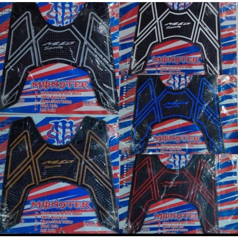 Karpet yamaha mio sporty mio smile pijakan kaki motor yamaha mio sporty mio smile