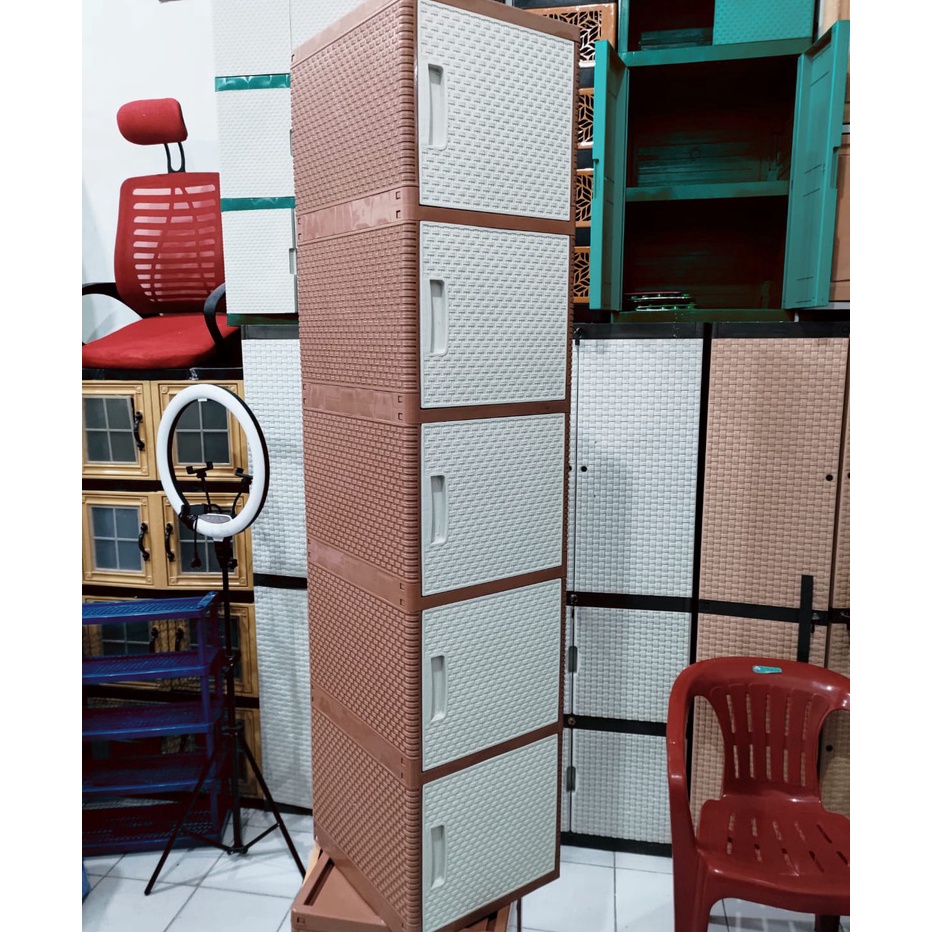 Murah PROMO 12.12 LEMARI PLASTIK LEMARI PAKAIAN LACI PLASTIK CABINET