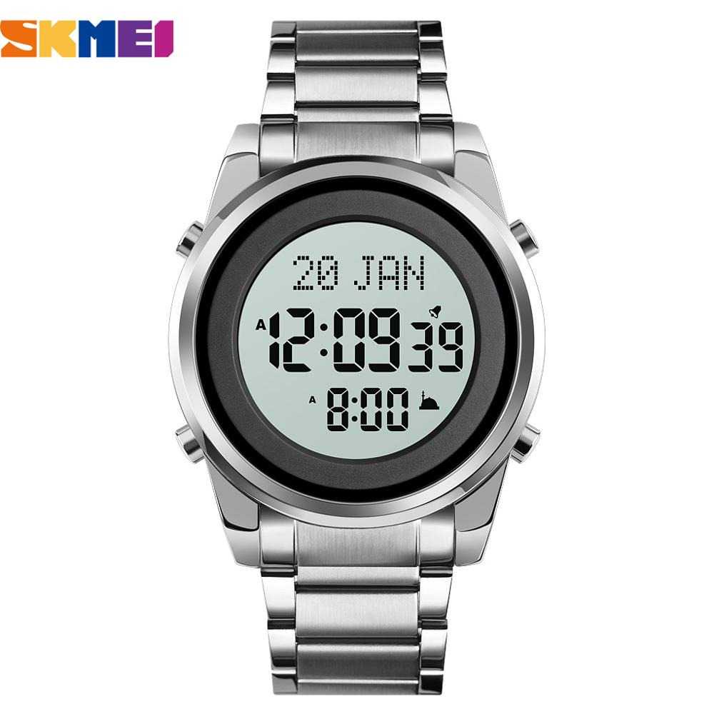SKMEI Jam Tangan Digital Pria Muslim Qibla - 1734