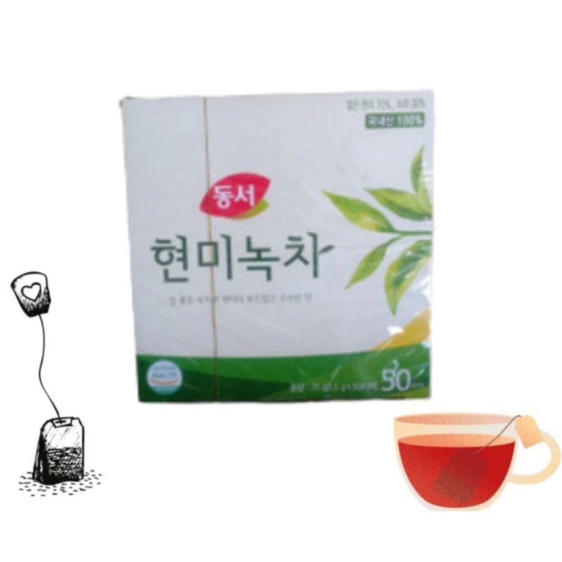 

Dongsuh Brown Rice & Green Tea - 75gr