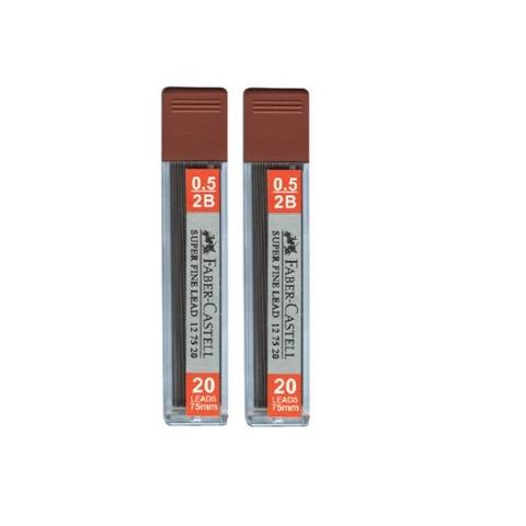 

Lead Superfine / Isi Pensil Mekanik FaberCastell 0.5 2B Set 2 127552
