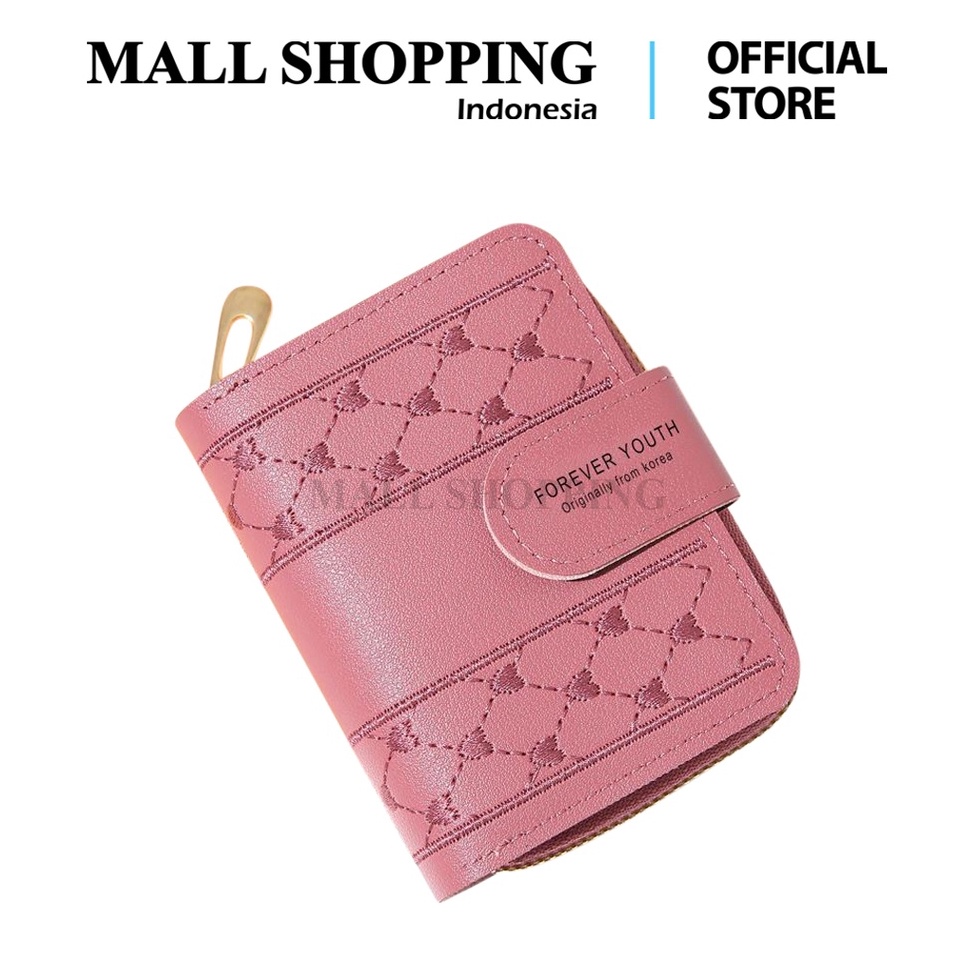 (Terbaik) (COD) Dompet Lipat Wanita / Dompet Mini Dompet Korea MALL SHOPPING