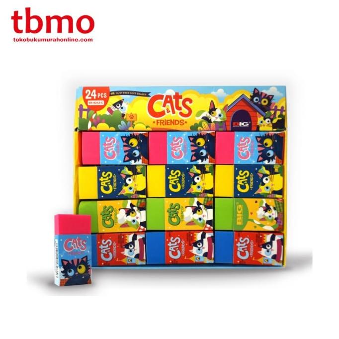 

TBMO PENGHAPUS B-24 9243-CAT FRIENDS COLOR BIG ISI 24 / ERASER