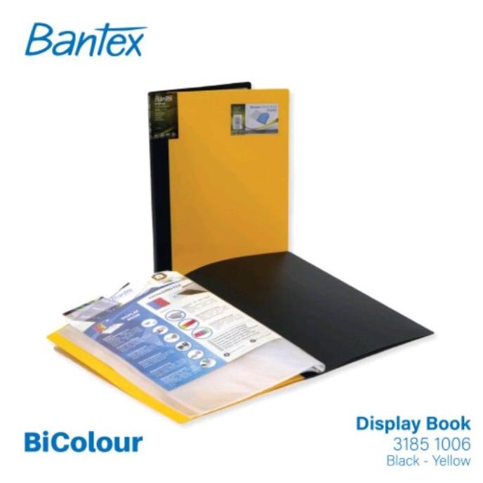 

Bantex BICOLOUR Display Book Folio 40 Pocket 3185 1006