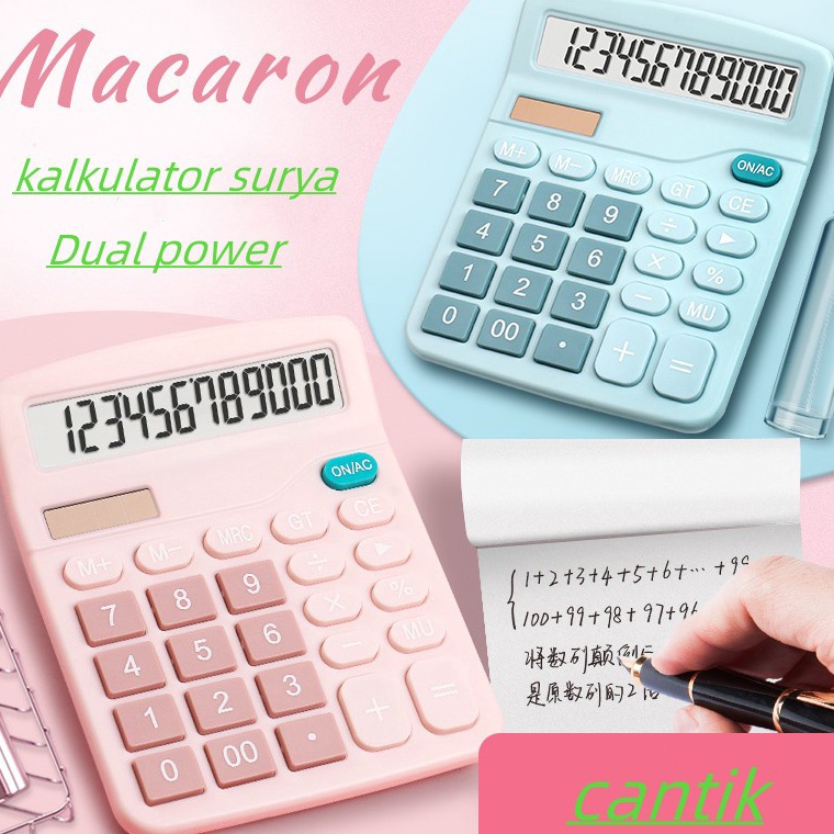 

Motif Terkini.. Kalkulator Surya, Kalkulator Warna Bergaya 12-Bit 87