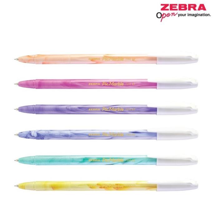 

PULPEN / BOLPEN PICMARBLE 0.7 MM ZEBRA BLACK / PCS