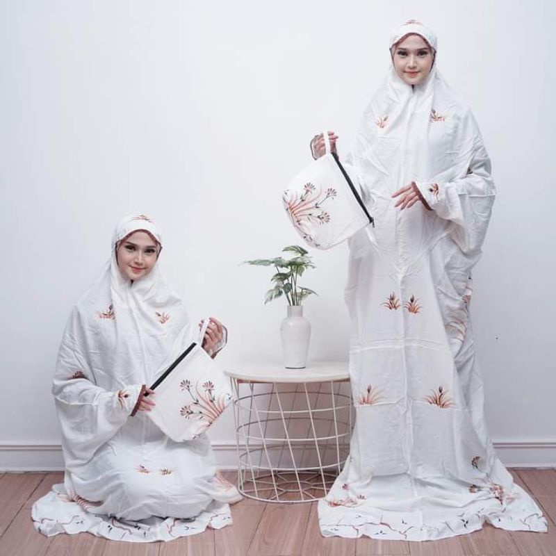 MUKENA LAJURAN MUKENA LUKIS mukena dewasa lajuran mukena lukis batik pekalongan mukena murah batik h