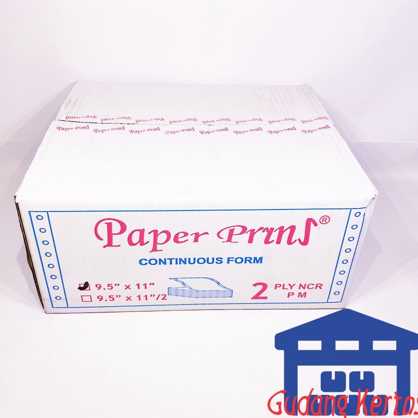 

Murah.. PAPERPRYNS CONTINUOUS FORM 9.5 X 11 2PLY NCR IB0