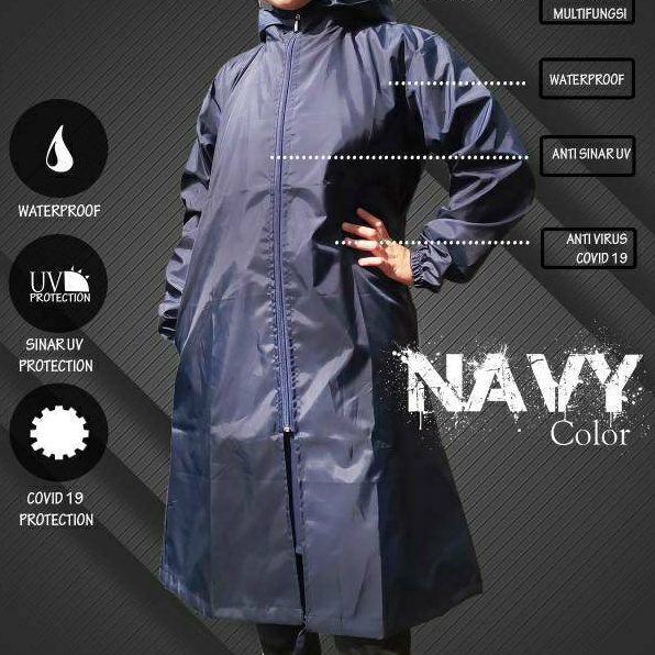 ➘Ready stock NEWQK jaket parasut apd non medis hazmat surgical gown waterproof terbaru keren anak mu