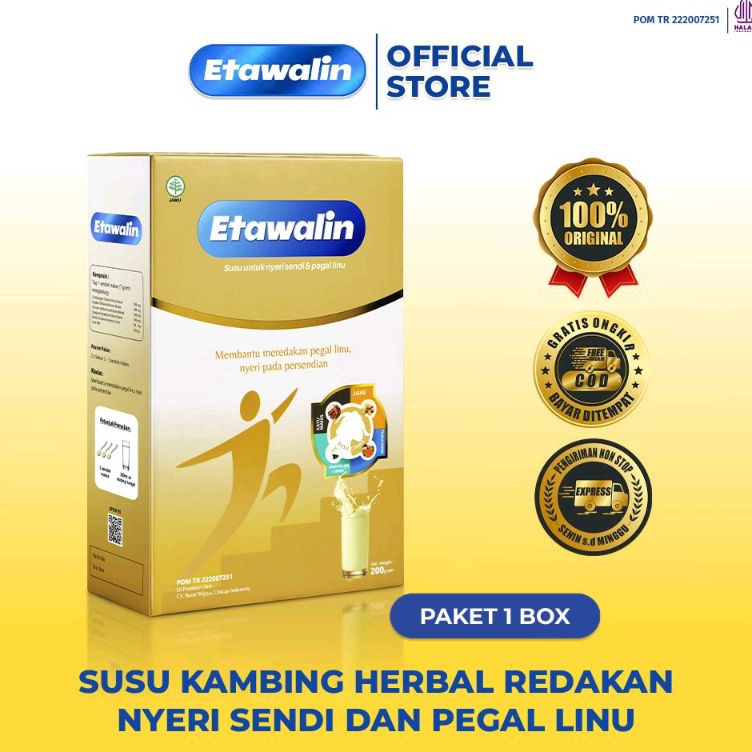 

5.5 COD Original Etawalin - Susu Kambing Pencegahan Sendi & Tulang Bermasalah