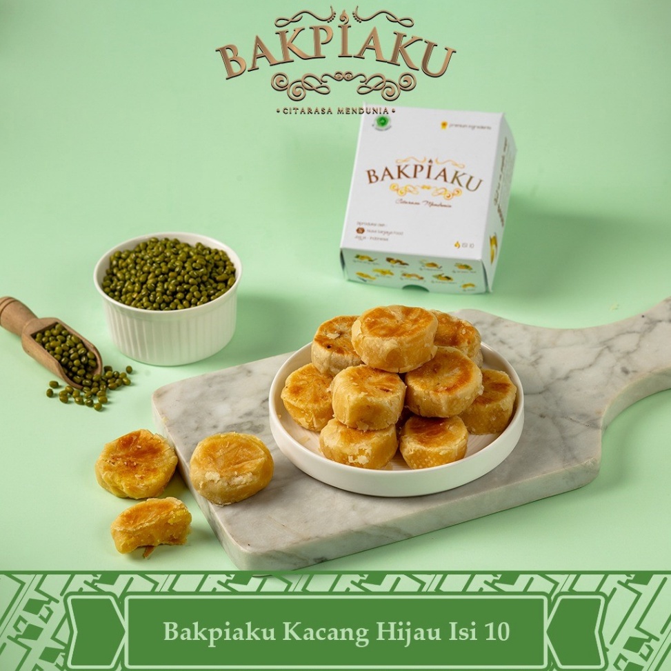 

Jaman Now.. Bakpia Bakpiaku Khas Jogja isi 10 Kacang Hijau CWD