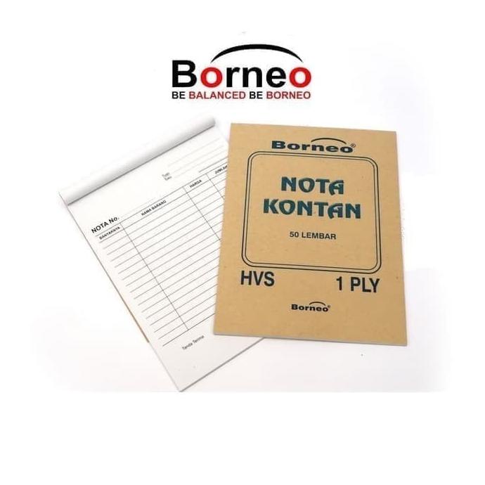 

NOTA KONTAN BORNOE BESAR 1 PLY 50LBR