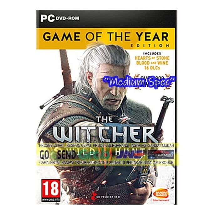 The Witcher 3 Goty Cd Dvd Game Pc Gaming Pc Gaming Laptop Games