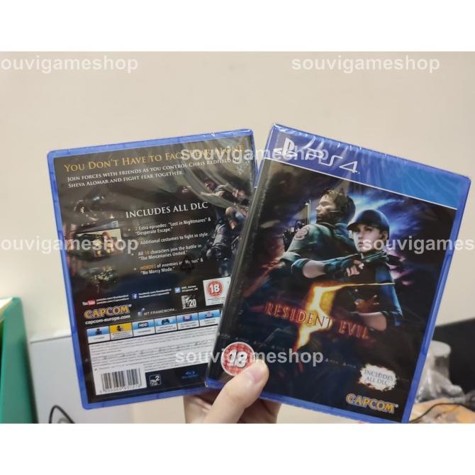 Paling Murah  Ps4 Resident Evil 5 Cd Game Bd Ps 4 Playstation 4 Eng