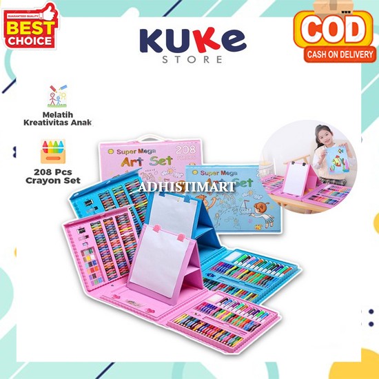 

Colouring Set Perlengkapan Menggambar Pensil Warna Lengkap Crayon Set Anak Alat Mewarnai Anak Perempuan Laki Laki Tidak Beracun Alat Melukis Non Toxic Oil Pastel Warna Cerah Drawing Stationary Alat Tulis Anak Tk Sd Krayo Kuke Crayon Set 208 Pcs Crayon Fu